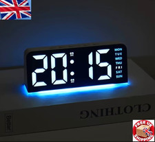 Digital LED Alarm Clock with
