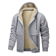 Mens Winter Jacket Coats Thick Ultra Warm Hooded Fleece Casual Sport Budget Top