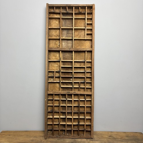 Vintage wooden printers tray - vintage,