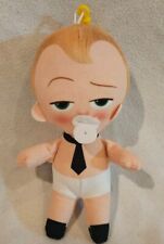 Dreamworks Boss Baby Keyring Plush Soft Toy Pram Charm Bag Clip 7"