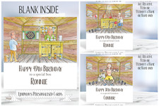 Darts Shed Card Personalised