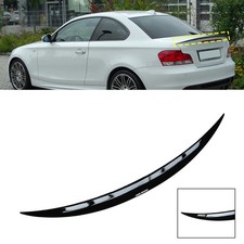 For BMW 1 Series E82 Coupe 07-13 Gloss Black Rear Boot Trunk Spoiler Wing Lip