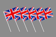 Union Jack Hand Flags GB VE