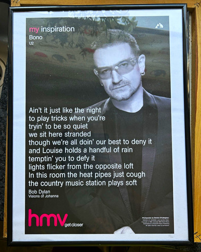 Bono inspiration hmv - "my, inspiration"