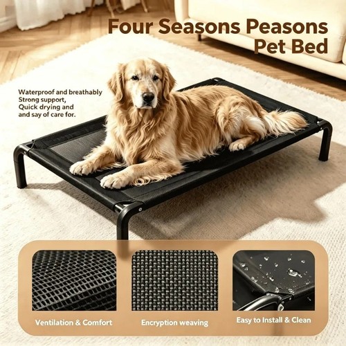 Elevated outdoor dog bed - elevated,