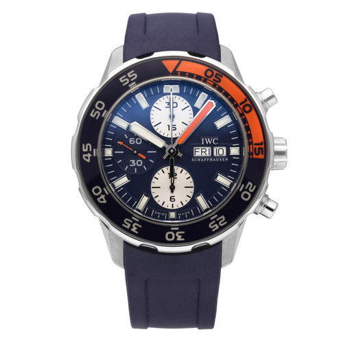 Iwc aquatimer chronograph blue - aquatimer,
