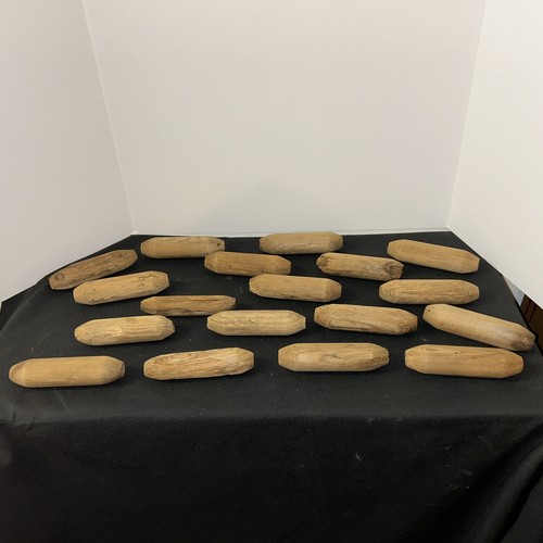 Wood fishing floats - fishing, primitive