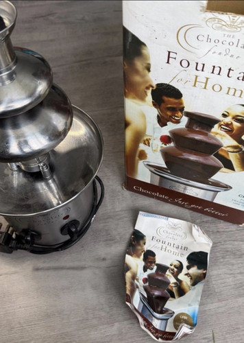 The chocolate fondue - chocolate, stainless