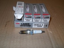 NGK CR9EIA-9 spark plugs laser iridium x4 pcs set, low mileage, cheap diagnostic