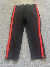 Black And Red Striped Men’s Bandsman’s Trousers 36 inch Waist vintage  Uniform