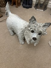 Large Westie Dog Sculpture