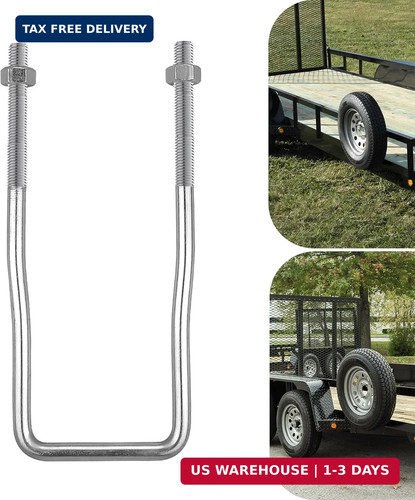 Galvanized bolt trailer - galvanized, u-bolt