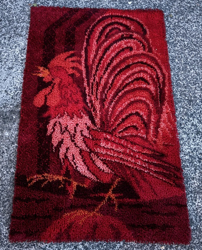 1970s red rooster scandi - 1970s,
