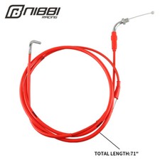 NIBBI Red Throttle Cable 1.8m