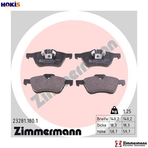 Brake pad set disc - pad,