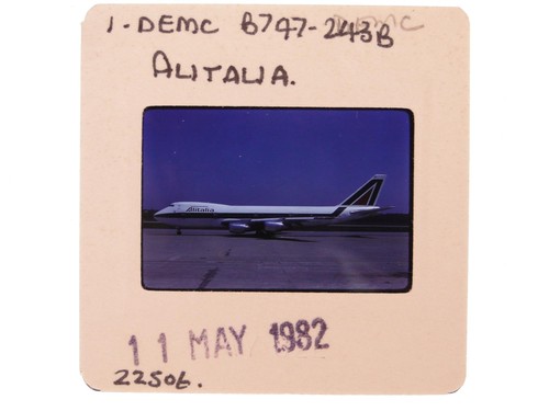 Alitalia boeing 747 243b - alitalia,