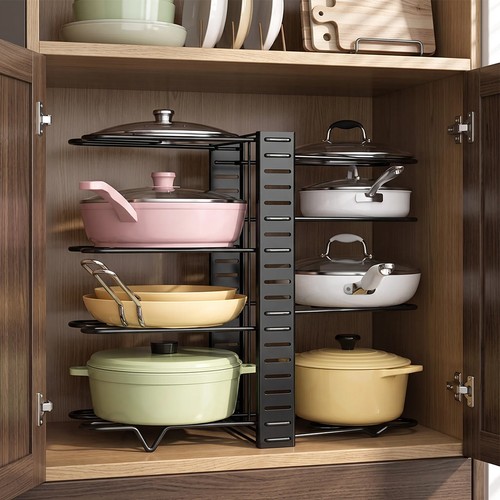 Adjustable pan organiser pot - adjustable,
