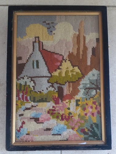 Vintage retro 1950s - retro, framed
