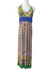 Mon Amie Boho Halter Maxi