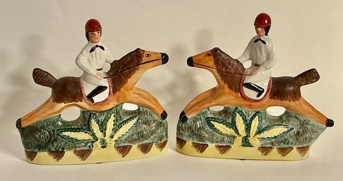 Pair vintage staffordshire - pair,
