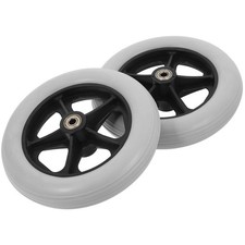  2 Pcs Drive Walker Replacement Wheels Accessories for Wheelchair