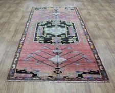 PERSAIN CARPET RUG HAND MADE Oriental Wool Vintage HAMEDAN RUG 230 X 98 CM