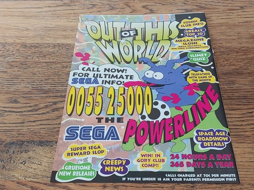 Vintage sega powerline - sega,
