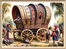 Art Print Romany Traveller