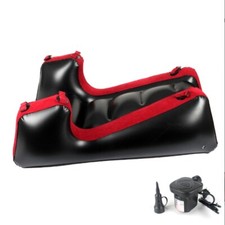 Bondage Split Leg Sex Cushion BDSM Inflatable Sex Sofa with Cuffs Bed Furniture