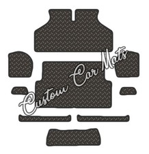 CUSTOM FIT BRITISH LEYLAND  MINI CLASSIC FLOOR MATS IN RUBBER FROM 1993 TO 2000
