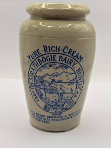 Old advertising cream - , pot
