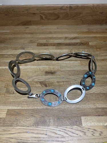 Vintage concho turquoise - vintage,