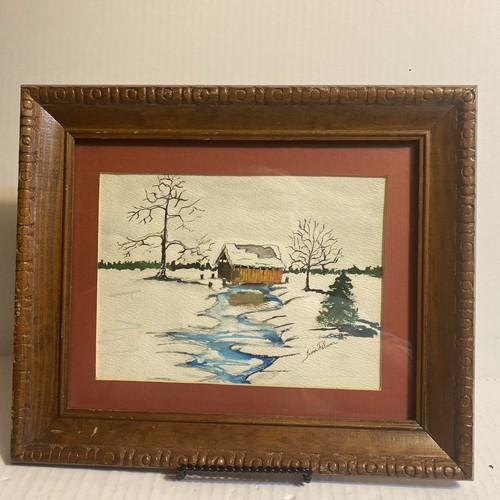 Vintage oil painting 10x12 - vintage,