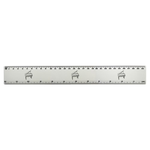 Grand piano white plastic - white,