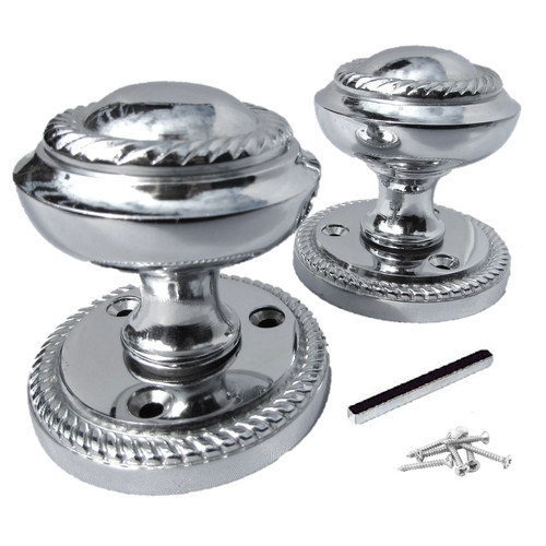 Door knobs round georgian - door,