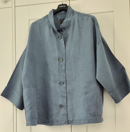 Oska green lyocell linen - green,