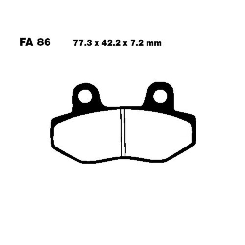 Standard brake pads ebc - brake,
