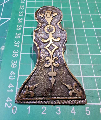 Antique victorian letter clip - antique,