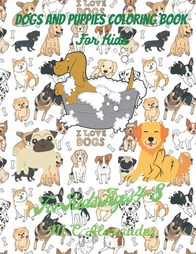 Dogs and puppies - puppies, book