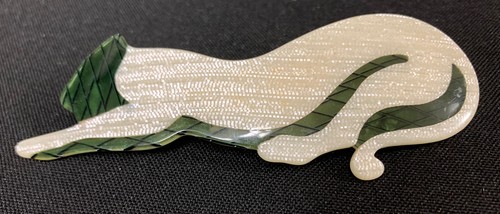 Vintage lea stein - stein, white