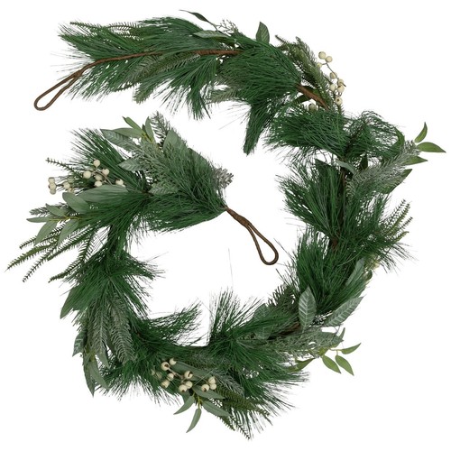 Home faux green - faux, white