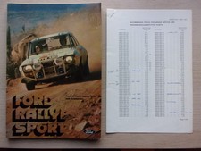 FORD RALLYE SPORT Book of