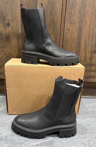 Schuh black chunky ankle boots
