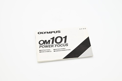 Olympus om101 instruction - om101, x1