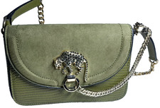TopShop Olive Green Crocodile
