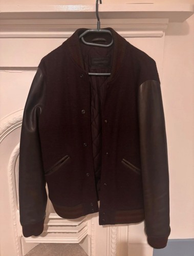 Allsaints leather bomber - leather,