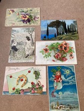 vintage postcards joblot 1900s french/belgian  used