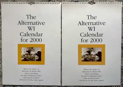 Pair original 2000 calendar - of,