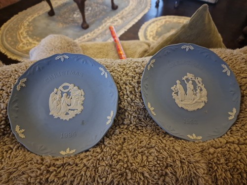 Two christmas wedgwood - christmas,