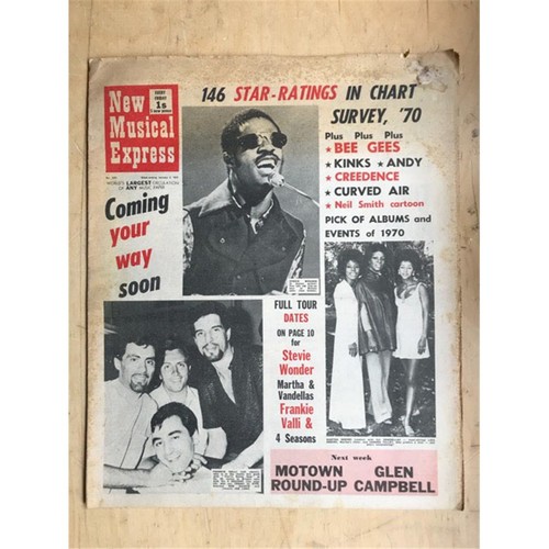 Stevie wonder nme magazine - wonder,